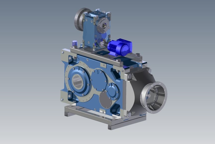 Reductores industriales con bridas de extrusión